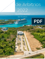 Plan de Arbitrios 2022 Municipalidad de Roatán