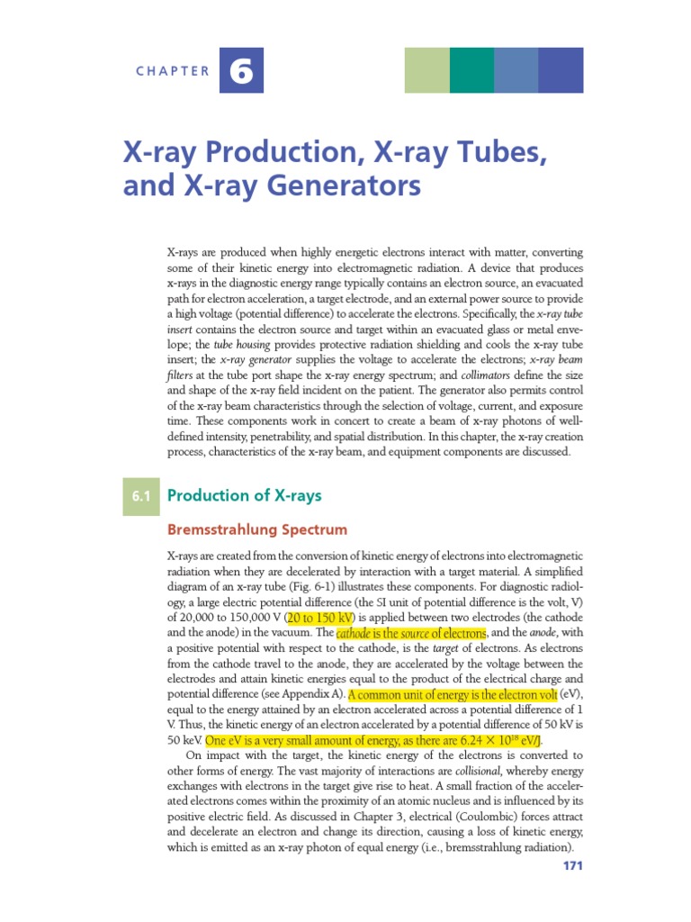 Biology PDF Vacuum Tube X Ray