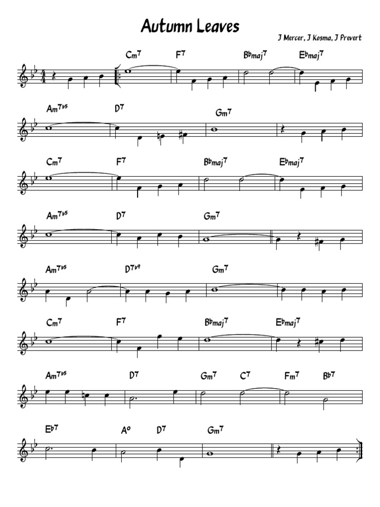 Autumn leaves pdf american songs american music articles needing
