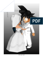 GokuxChiChiWedding_PapersheepMX papercraft