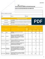 Rúbrica Investigación Teórica