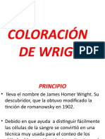 Coloracion de Wright