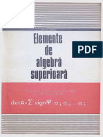 Elemente de Algebra Superioara - E. Radu (1976)