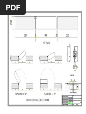 DKCH CONCEALED HINGES