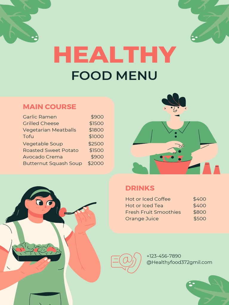 Elderly Nursing Home Menu Sample | PDF