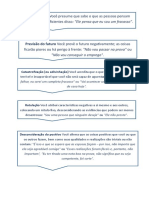 PLAQUINHAS DISTORÇÕES COGNITIVAS