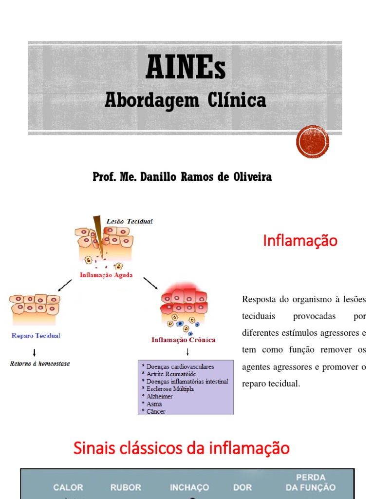 Mecanismos e Efeitos dos AINEs | PDF | Anti-inflamatório não esteroide ...