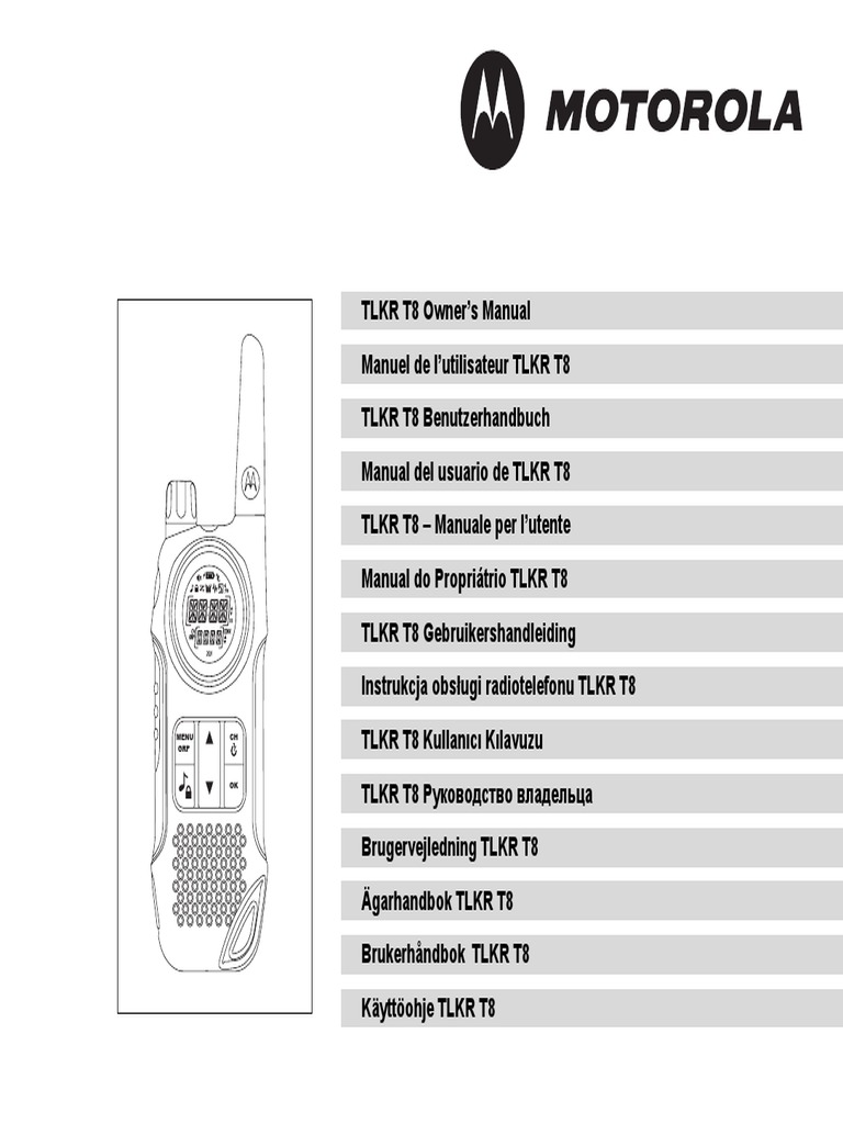 Motoral TLKR T8 - User - Guide | PDF | Electronics | Electrical Engineering