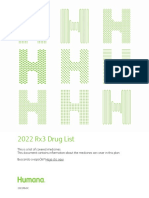 Humana 2022 Plan 2 RX3 Drug List - Standard