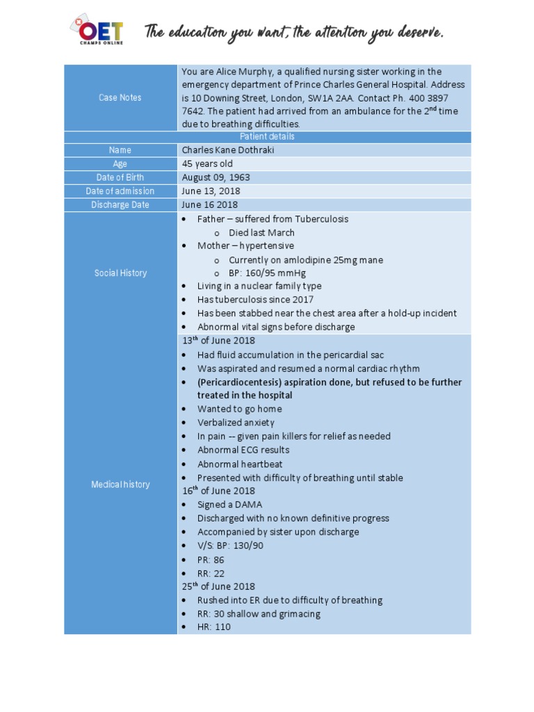 Task+2+ +Charles+Dothraki | PDF | Heart | Causes Of Death