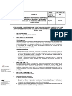 Tercero - Serv de Coor, Verifi y Cumplimiento de Actividades - Planes Especializados en GRD - Func 2020