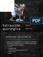 Tema 6 y 7 Extraccion QX y Complicaciones