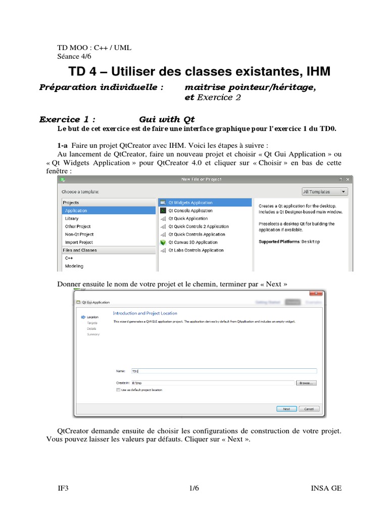 Interface Graphique avec Qt et C++ | PDF | Interface graphique | Logiciel