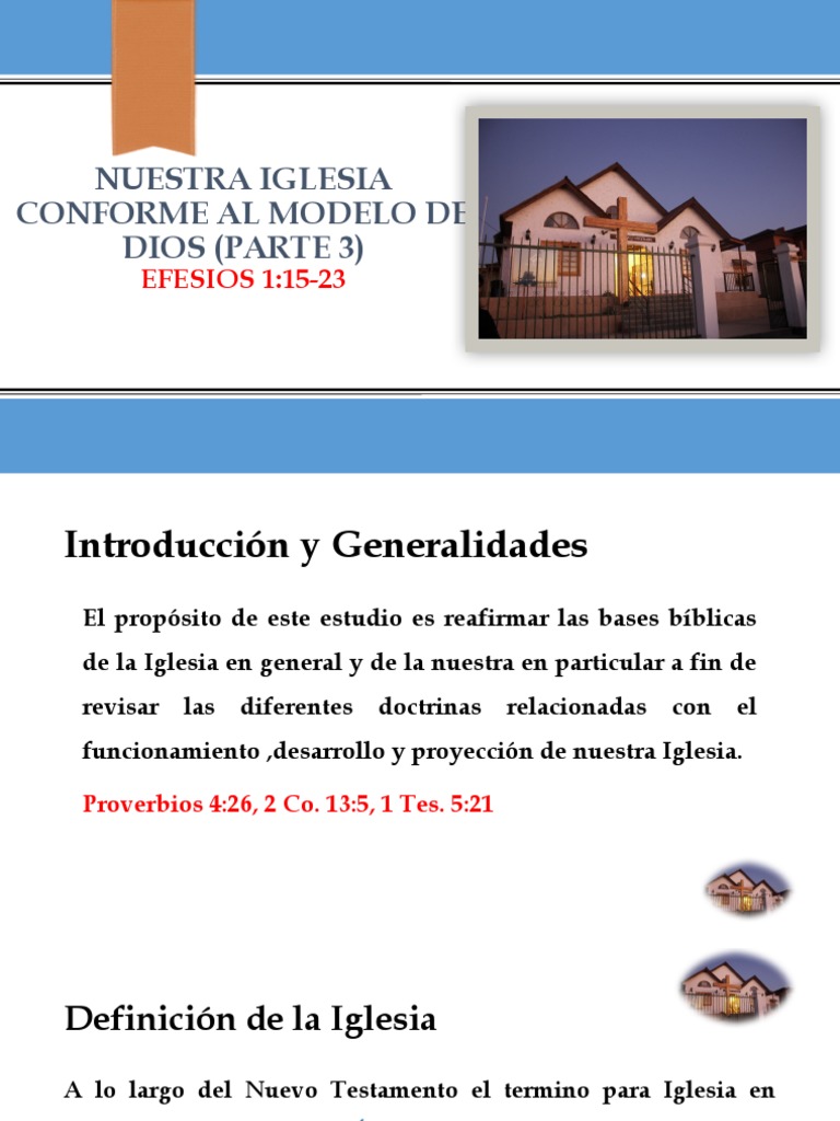 Modelo Bíblico de la Iglesia y Dones Espirituales | PDF | Jesús ...