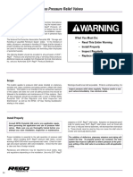 Safety Warning - LP-Gas Pressure Relief Valves: Purpose