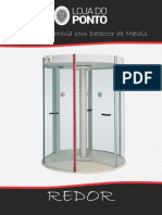 Porta Giratoria Com Detector de Metais Redor