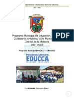 Municipal EDUCCA 2021-2022 LA MATANZA