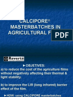 Calcipore Masterbatches in Agricultural Films