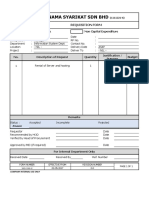 Requisition Form - Template