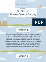 Tinggal Contek Aja! 30 Contoh Status Covert Selling