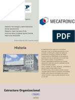 La Arquitectura de un Negocio: Mecatronic de México