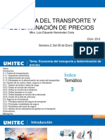 SISTEMAS TPE UNIDAD 3 Economía Del Transporte y Determinación de Precios