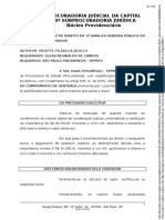 Procuradoria Judicial Da Capital 10 Subprocuradoria Jurídica Núcleo Previdenciário