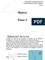 Refracción de la luz en medios transparentes