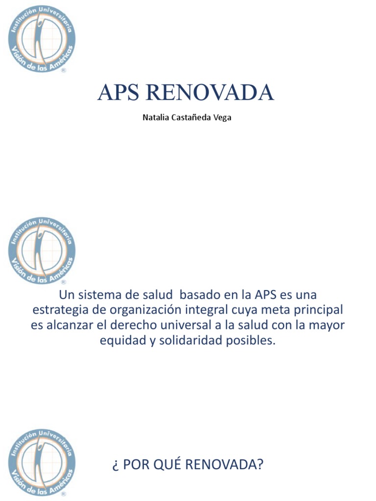 Una visión renovada de la Atención Primaria de Salud en Colombia | PDF ...