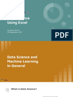 Data Science Using Excel