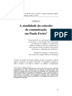 O conceito de comunicação em Paulo Freire