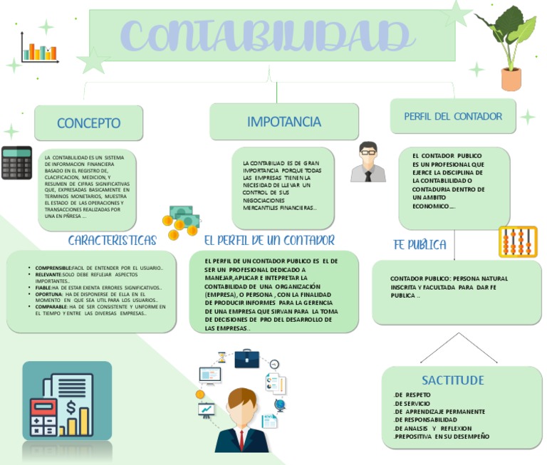 Plantilla de Mapa Conceptual | PDF | Contabilidad | Contador