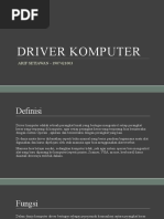 Pengertian dan Fungsi Driver Komputer | PDF