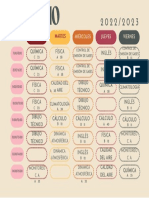 Horario: Química