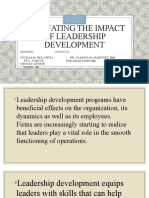 Evaluating The Impact of Leadership Development