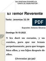 el temor reverente