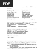 AVALIAÇÃO  ELEMENTOS DA COMUNICAÇÃO