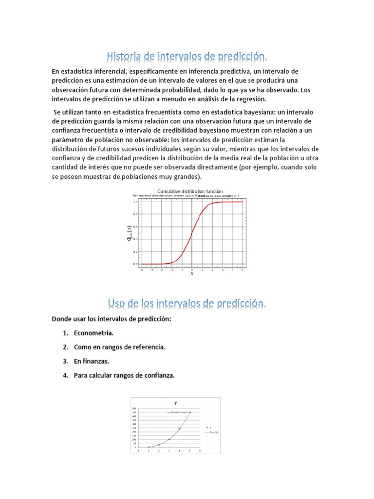 Intervalos de Predicción en Finanzas | PDF