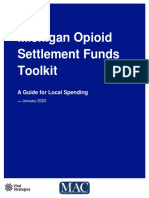 Michigan Opioid Settlement Funds Toolkit