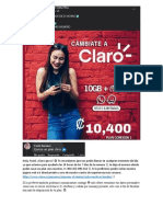 Plan ilimitado Claro 24/7, llámanos o visita nuestras tiendas