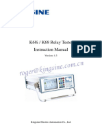 K68i / K68 Relay Tester Instruction Manual