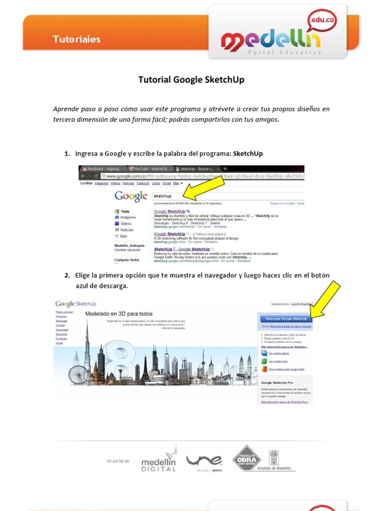 Tutorial Google Sketch Up | PDF