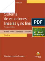 Sistema de Ecuaciones Lineales y No Lineales