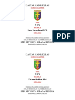 Daftar Hadir Kelas