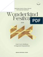 Proposal Wonderkind Festival 2023