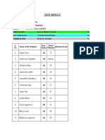 Final TEST RESULT CLASS 11th Full Course