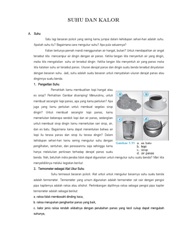 Bahan Ajar Suhu Dan Kalor Pdf