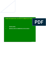 Matriz de Aspectos Ambientales