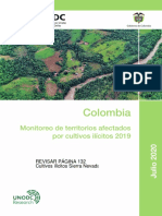Colombia Monitoreo Cultivos Ilicitos 2019
