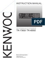 Kenwood TK 7302 Manual
